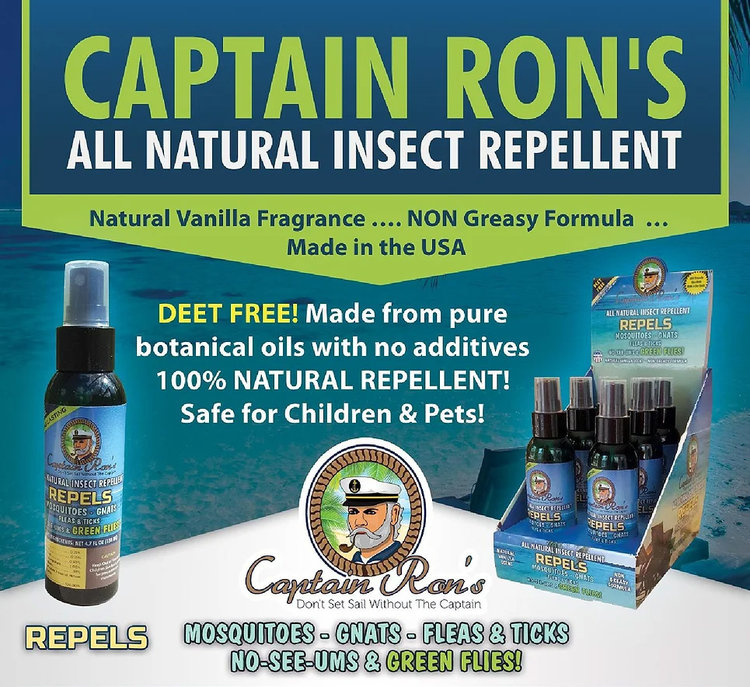 Captain Ron's All Natural Insect Repellent - 4oz bottle