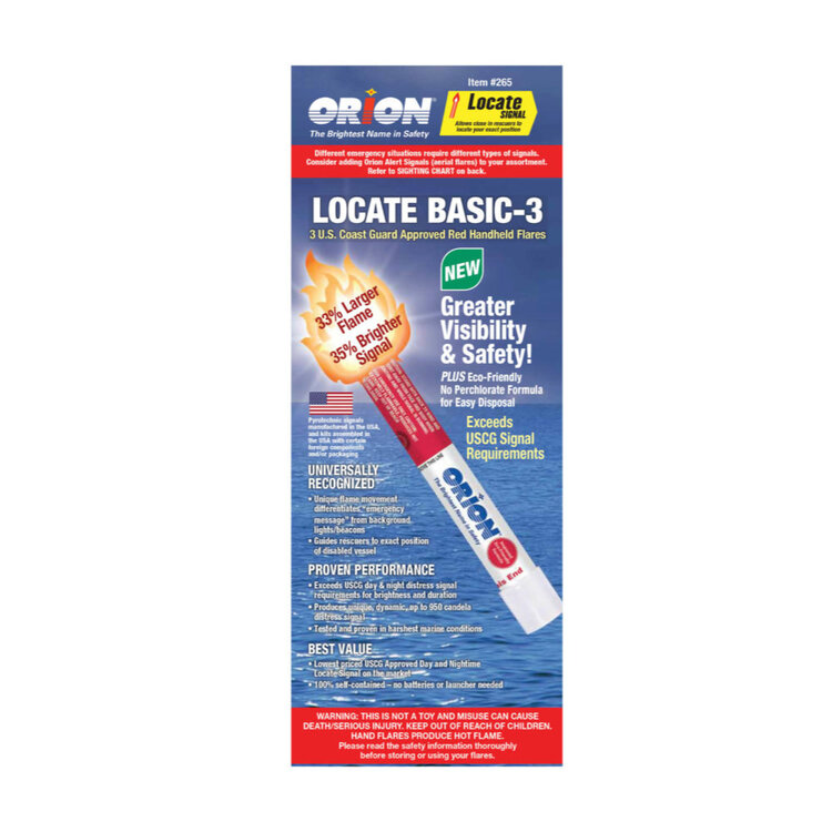 Orion Safety Products Orion Hand Held Red Flares 4pk