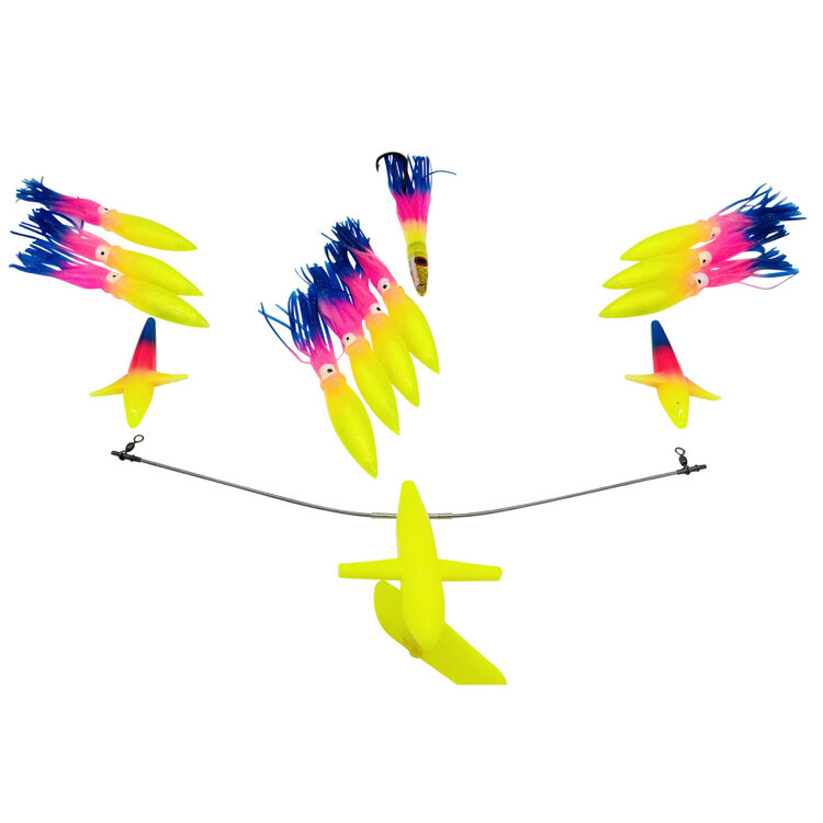 Chatter Lures ChatterLures 19" Side Tracker - 9" Floating Bulb Squid