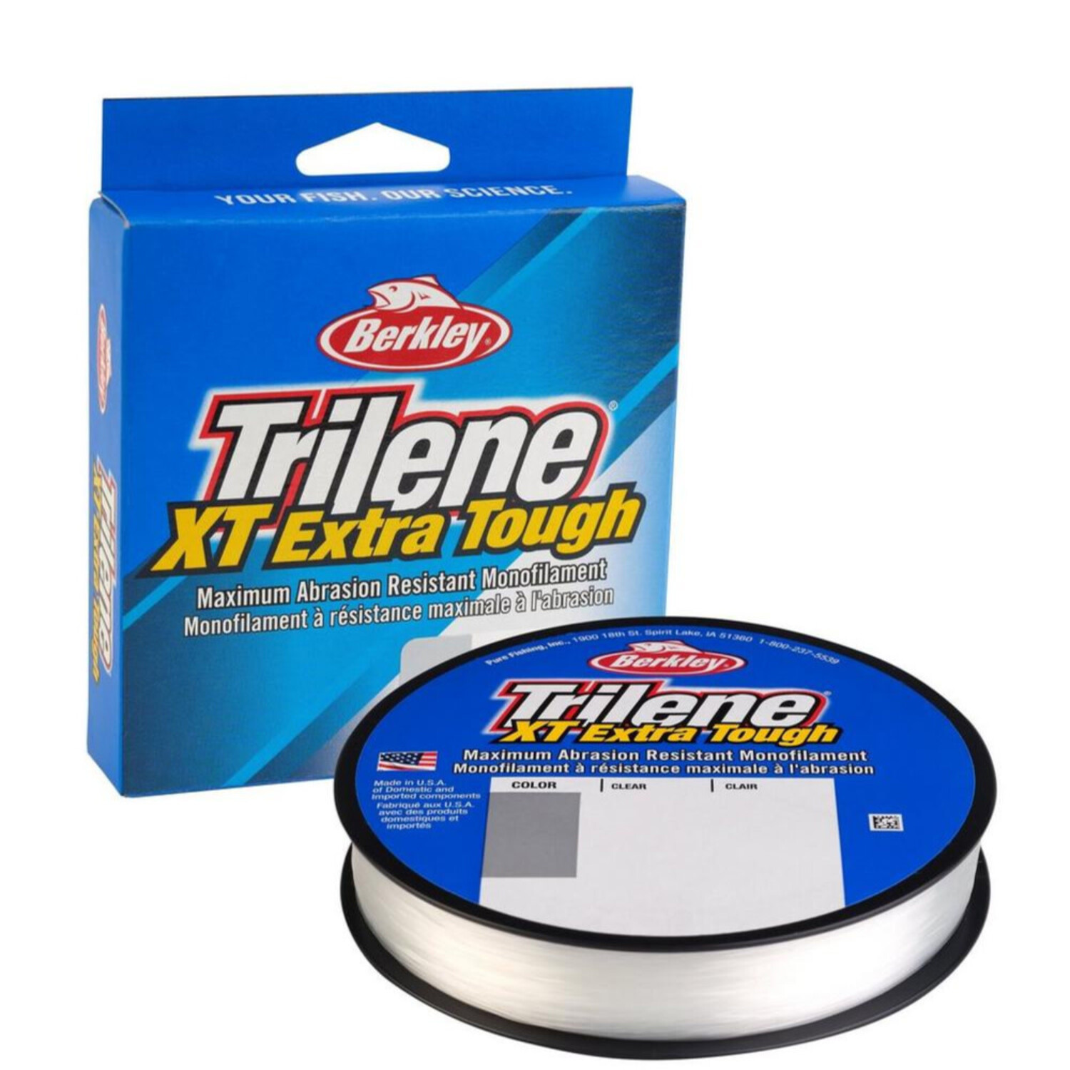 Berkley Trilene XT Filler Spool Clear Monofilament - Fin-atics