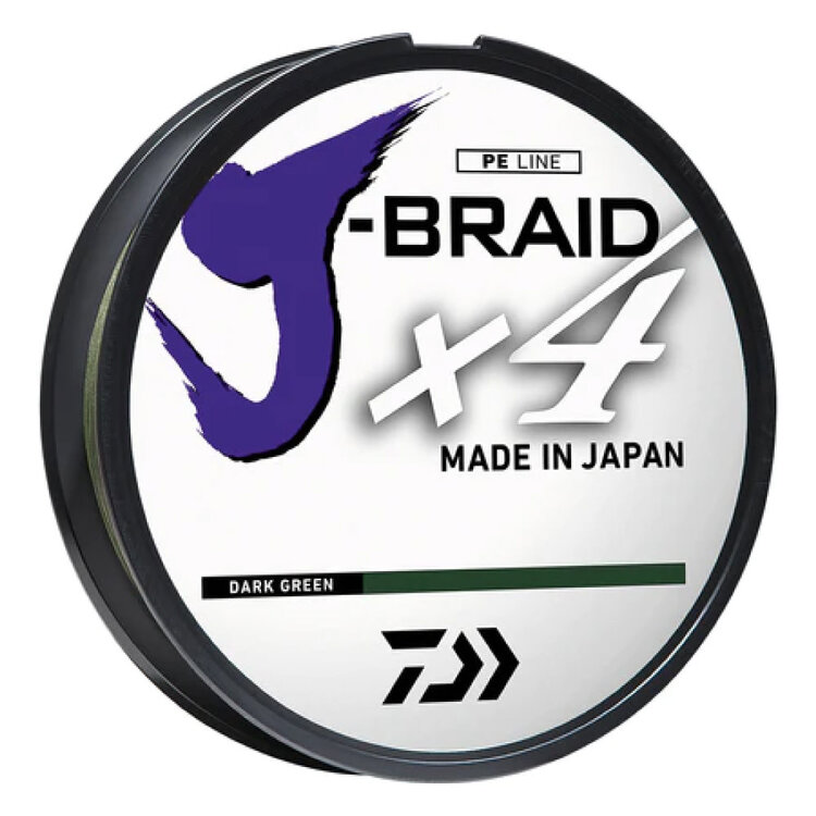 Daiwa Daiwa J-Braid X4 300yd Spool Braided Line