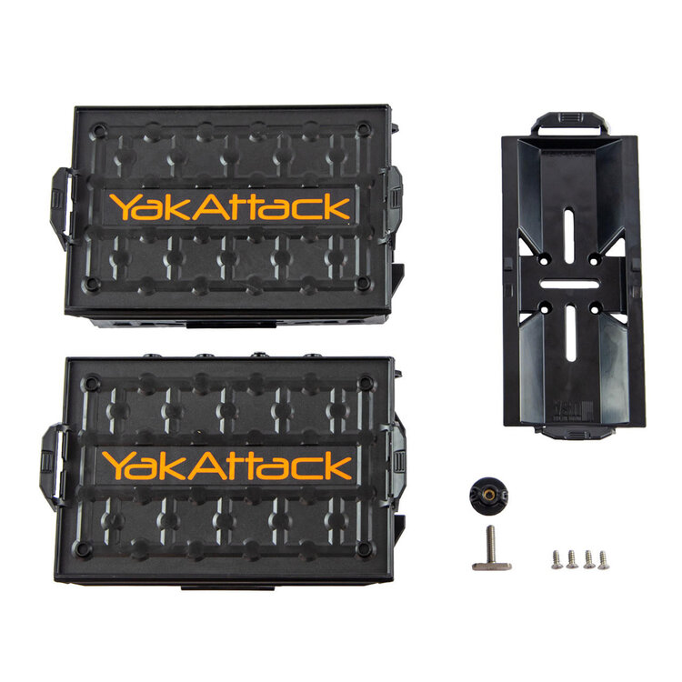 YakAttack YakAttack TracPak Combo Kit, Two Boxes and Quick Release Base