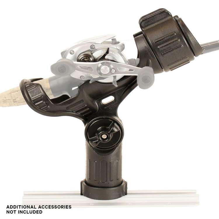 YakAttack YakAttack Omega Rod Holder with LockNLoad Track Mounting Base