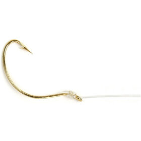 F.J. Neil TideRite M36GWG Gold Wide Gap Fluke 36" Snelled Hooks 6pc