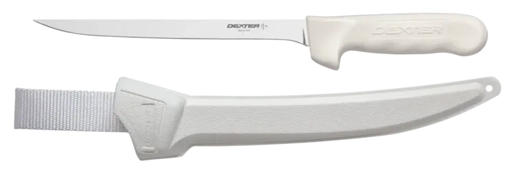 Dexter-Russell Dexter S133-8WS1-PCP Sani-Safe 8" Narrow Fillet Knife w/Sheath