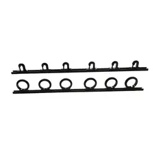 Du-Bro Fishing Du-Bro 1080BB Trac-A-Rod 2' Holds 6 Rods Black Trac / Black Holders