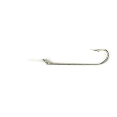 Sea Striker Sea Striker Snelled Hook Long Shank Tinned Pacific Bass w/12" Leader S102