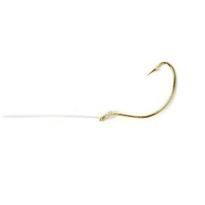 Sea Striker Sea Striker Snelled Hooks 6pk Gold Wide Gap w/12" Leader S409