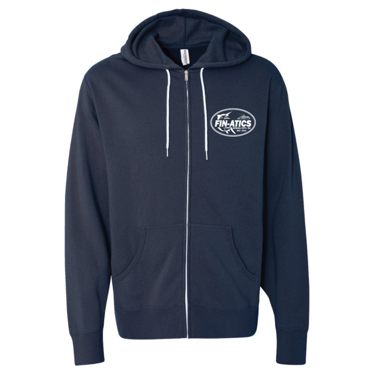 Fin-atics Fin-atics OC Fishin Flag Lightweight Full-Zip Hoodie
