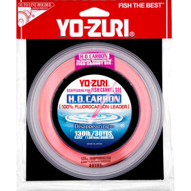 Yo-Zuri Yo-Zuri HD Pink Fluorocarbon 30yd Spool