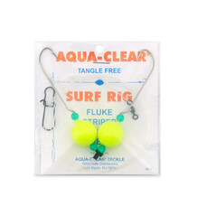 Aqua Clear Aqua-Clear "Surf Balls" Hi-Lo Surf Rig w/Floats & #1 Long Shank Hooks