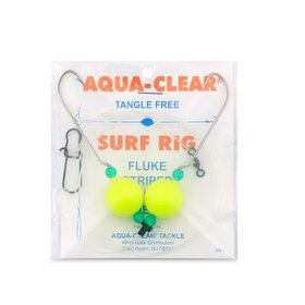 Aqua Clear Aqua-Clear "Surf Balls" Hi-Lo Surf Rig w/Floats & #1 Long Shank Hooks