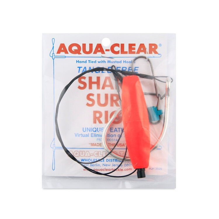 Aqua Clear Aqua-Clear Shark Surf Float Rig w/2X Circle Hook 90lb Surflon Wire & Fish Finder