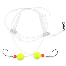 Aqua Clear Aqua-Clear Hi-Lo Kingfish/Spot/Perch Rig w/Floats #2 Circle Hooks