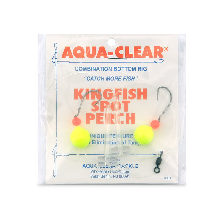 Aqua Clear Aqua-Clear Hi-Lo Kingfish/Spot/Perch Rig w/Floats #2 Circle Hooks