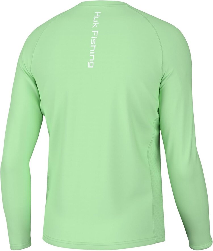 Huk Huk Pursuit Long Sleeve Performance Crew - Patina