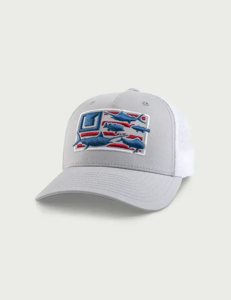 Huk Huk Youth Trophy Flag Trucker Hat