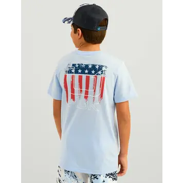 Huk Huk Youth Salute Graphic T-Shirt - Windsurfer