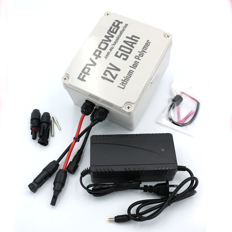 FPV-Power FPV-Power 12V - 50Ah V3 Waterproof Lithium Battery W/10Ah Charger