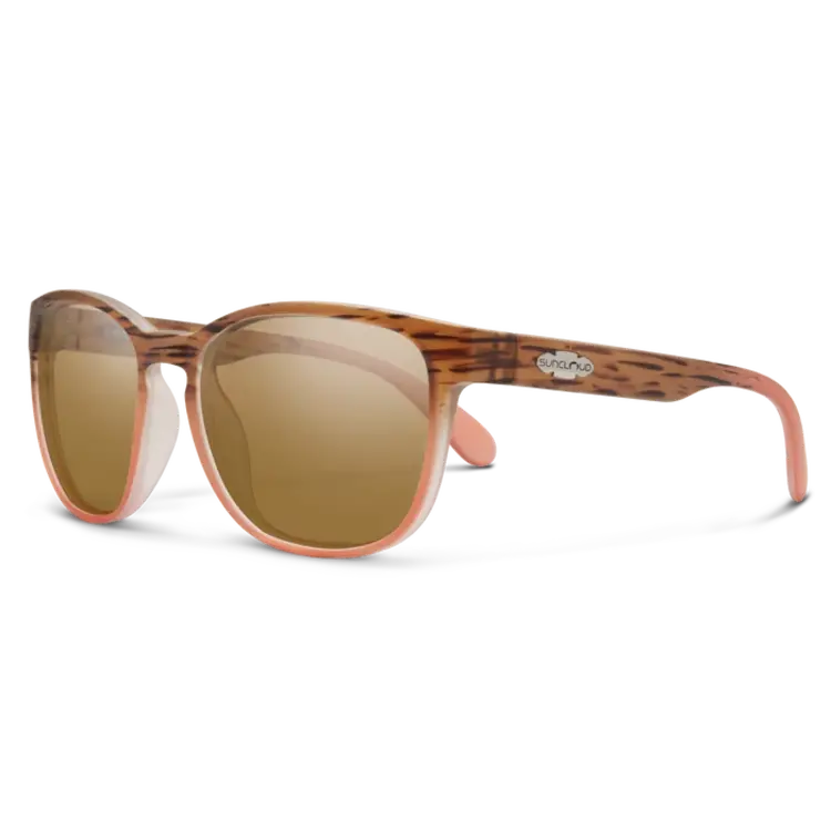 Suncloud Suncloud Loveseat - Matte Tortoise Frame Polarized Sunglasses Brown Lens