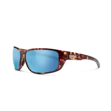 Suncloud Suncloud Milestone - Tortoise Frame Polarized Sunglasses Aqua Mirror Lens