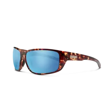 Suncloud Suncloud Milestone - Tortoise Frame Polarized Sunglasses Aqua Mirror Lens