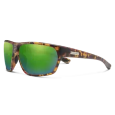 Suncloud Suncloud Boone - Matte Tortoise Frame Polarized Sunglasses Green Mirror Lens