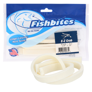 Fishbites Fishbites E-Z Crab Longer Lasting Bait Strips 1/2in Wide x 12in Long 2pk