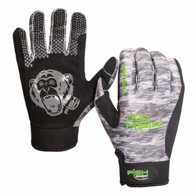 Fish Monkey Fish Monkey Free Style Custom Fit Glove - Grey Water Camo