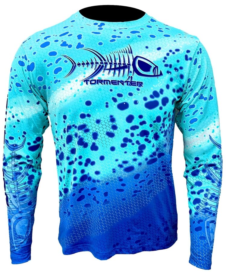 Tormenter Tormenter Youth Live Series SPF 50 Shirt - Blue Mahi