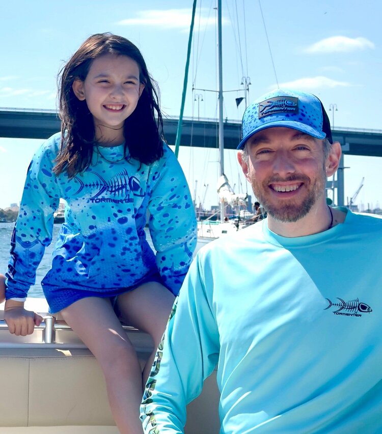 Tormenter Tormenter Youth Live Series SPF 50 Shirt - Blue Mahi