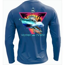 Tormenter Tormenter SPF 50 Performance Shirt - Days End Dark Blue