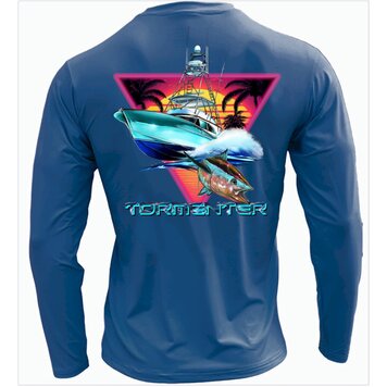 Tormenter Tormenter SPF 50 Performance Shirt - Days End Dark Blue