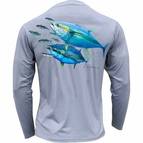 Tormenter Tormenter SPF 50 Performance Shirt - Tuna on Mackerel