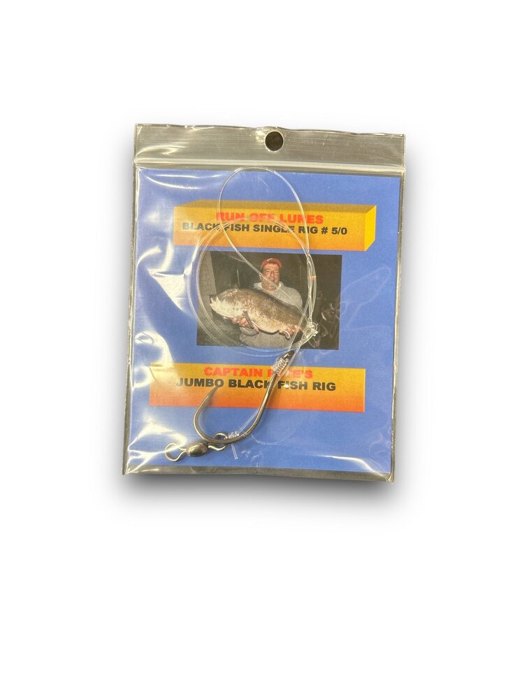 Run Off Lures 5/0 Single Octopus Hook Blackfish Rig