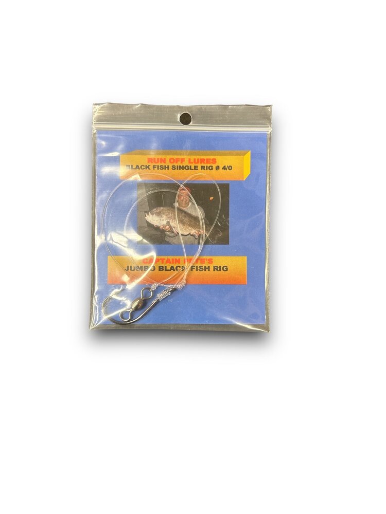 Run Off Lures 4/0 Single Octopus Hook Blackfish Rig