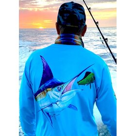 Tormenter Tormenter SPF 50 Performance Shirt - Marlin on Mahi