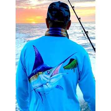 Tormenter Tormenter SPF 50 Performance Shirt - Marlin on Mahi