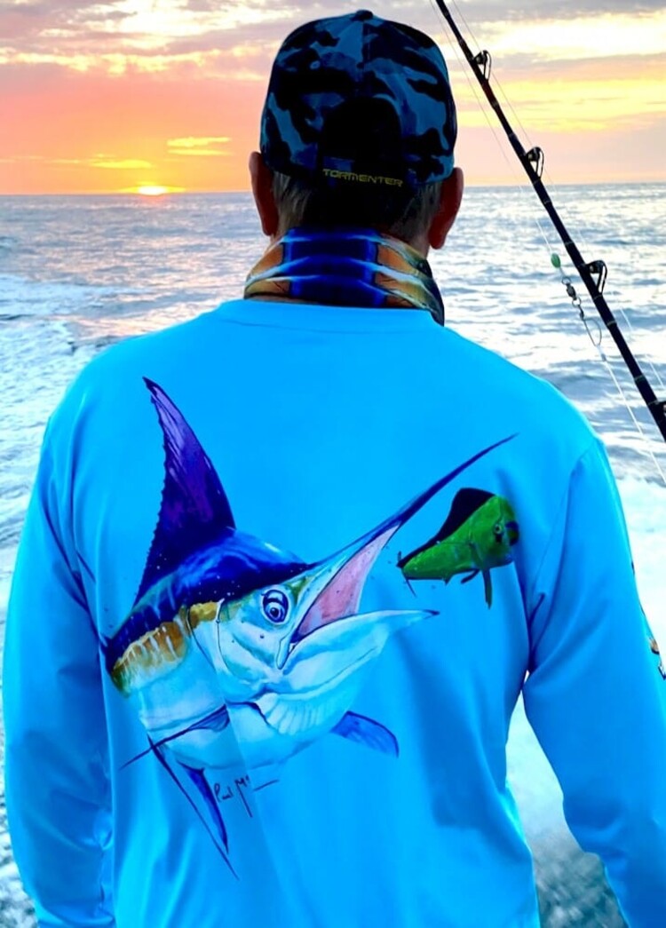 Tormenter Tormenter SPF 50 Performance Shirt - Marlin on Mahi