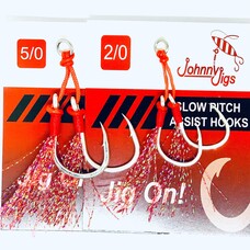 Johnny Jigs Johnny Jigs Feathered Twin Assist Hooks