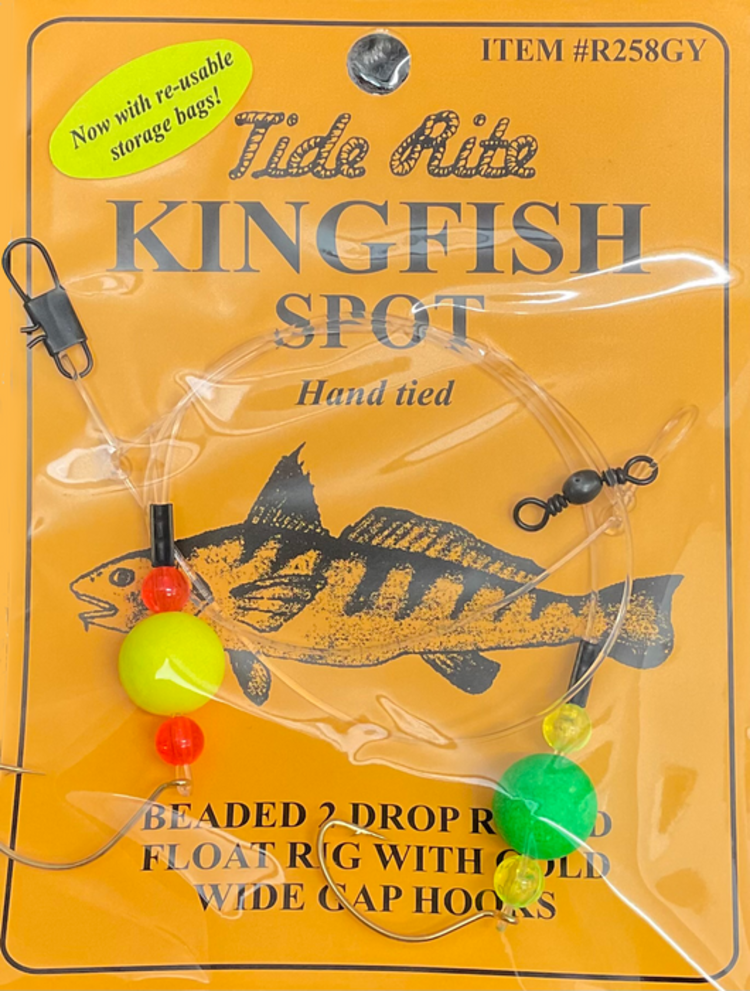 Tide Rite TideRite R258 Hi-Lo Kingfish/Spot Rig w/Round Floats & Wide Gap Hooks