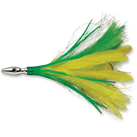 Williamson Williamson Flash Feather 4" Rigged w/4ft 80lb Mono and 3/0 Hook
