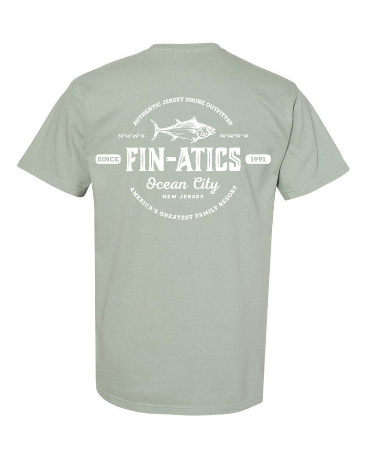 Fin-atics Fin-atics Lat/Lon w/Tuna Garment Dyed Bay Short Sleeve T-Shirt
