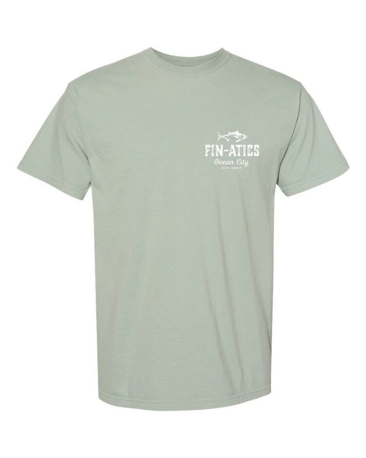 Fin-atics Fin-atics Lat/Lon w/Tuna Garment Dyed Bay Short Sleeve T-Shirt