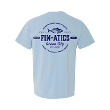 Fin-atics Fin-atics Lat/Lon w/Tuna Garment Dyed Chambray Short Sleeve T-Shirt