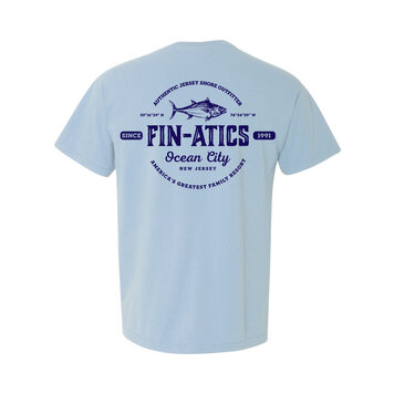 Fin-atics Fin-atics Lat/Lon w/Tuna Garment Dyed Chambray Short Sleeve T-Shirt