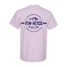 Fin-atics Fin-atics Lat/Lon w/Tuna Garment Dyed Orchid Short Sleeve T-Shirt