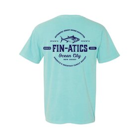 Fin-atics Fin-atics Lat/Lon w/Tuna Garment Dyed Chalky Mint Short Sleeve T-Shirt