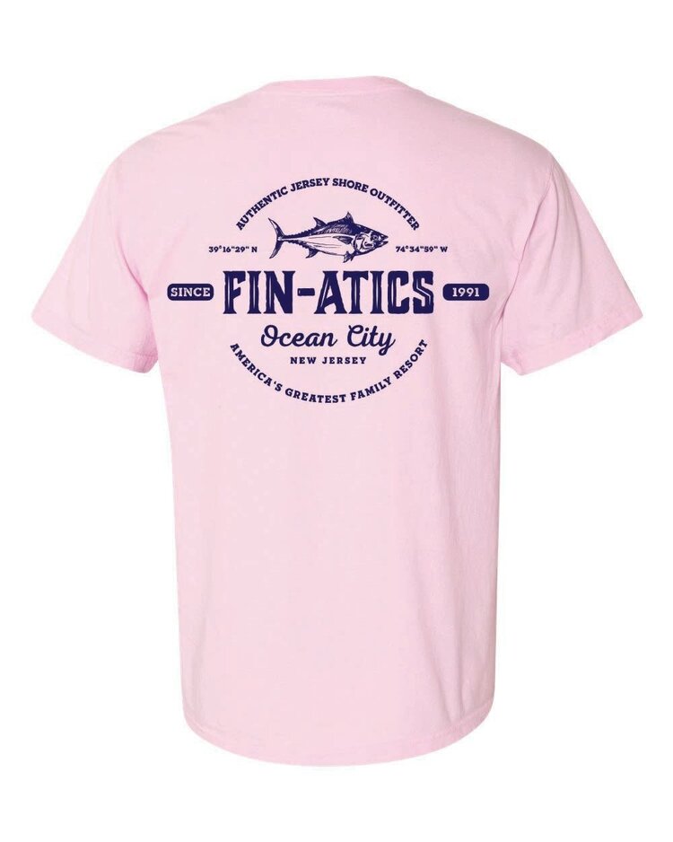 Fin-atics Fin-atics Lat/Lon w/Tuna Garment Dyed Blossom Short Sleeve T-Shirt