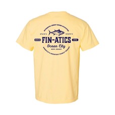Fin-atics Fin-atics Lat/Lon w/Tuna Garment Dyed Butter Short Sleeve T-Shirt